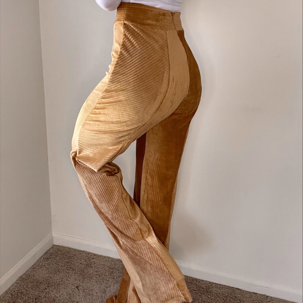 Golden Velvet Pant